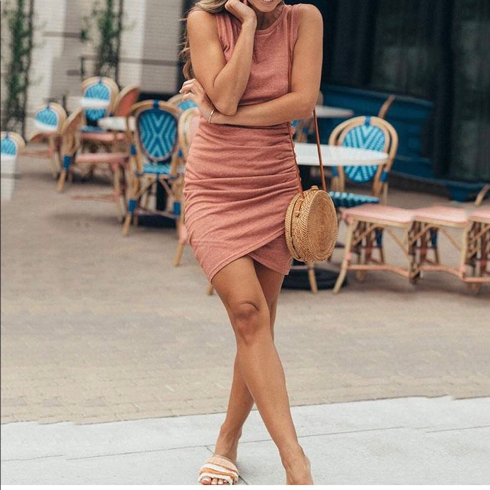 NEW BODYCON TANK TOP DRESS MEDIUM